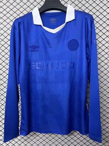 2025-26 Bielefeld Blue Centennial Long Sleeve Soccer Jersey