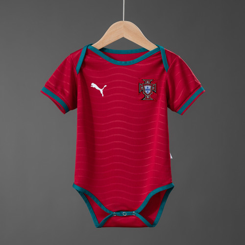 2026-27 Portugal Home Baby Infant Crawl Suit
