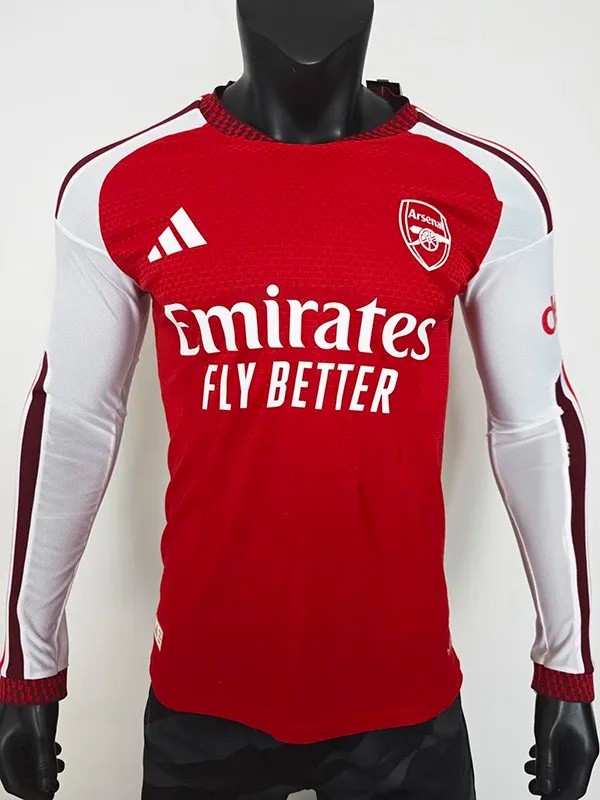 2026-27 Arsenal Home Player Version Long Soccer Jersey