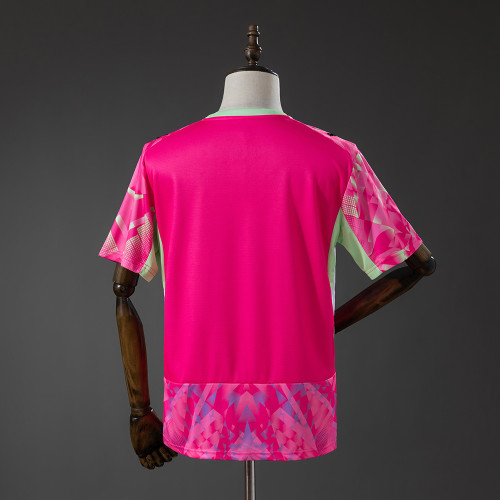 2026 Portugal Goalkeeper Pink Soccer Jersey