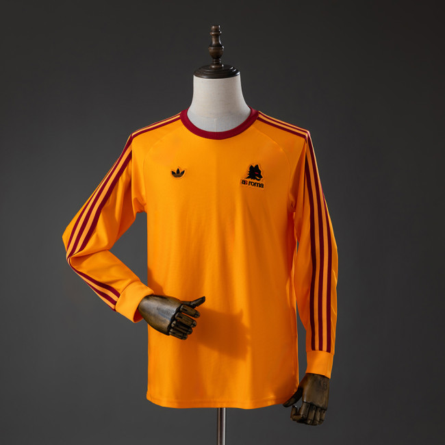 2026 Roma Terrace Icons Orange Long Sleeve Soccer Jersey
