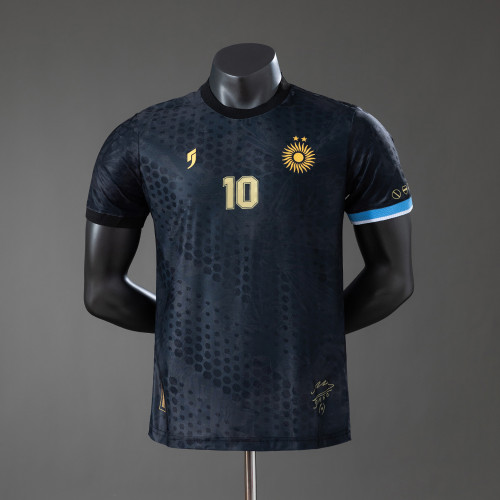 2026 Argentina Maradona 10# Special Edition-Black Soccer Jersey