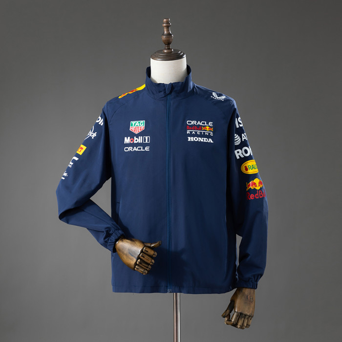 2026 Red Bull Racing F1 Navy Blue Windbreaker