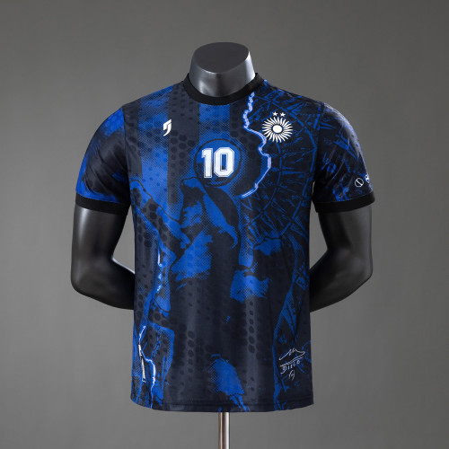 2026 Argentina Maradona 10# Special Edition-Blue Soccer Jersey