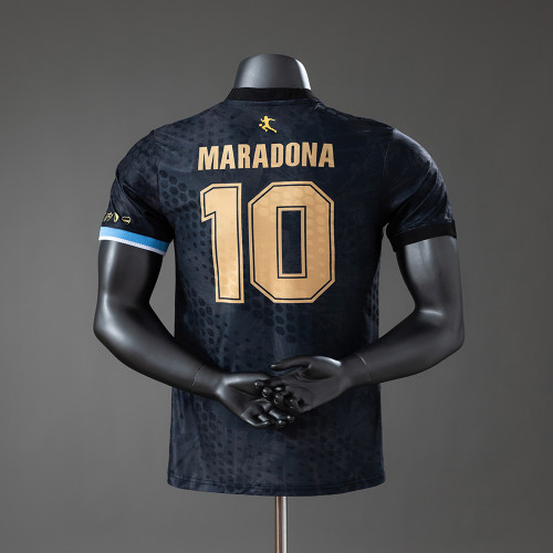2026 Argentina Maradona 10# Special Edition-Black Soccer Jersey