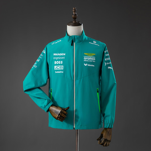 2026 Aston Martin Aramco F1 Green Windbreaker