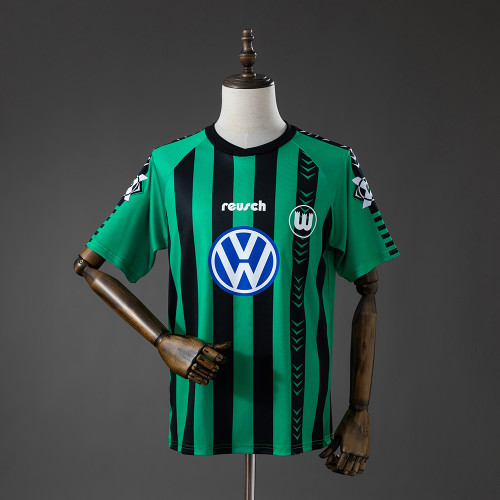 1995-1996 Wolfsburg Away Retro Soccer Jersey