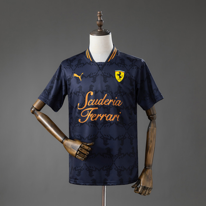 2026 F1 Ferrari Scuderia Black T-Shirts Racing Suit