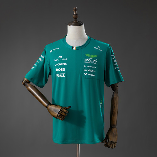 2026 F1 Aston Martin T-Shirts Racing Suit (圆领)