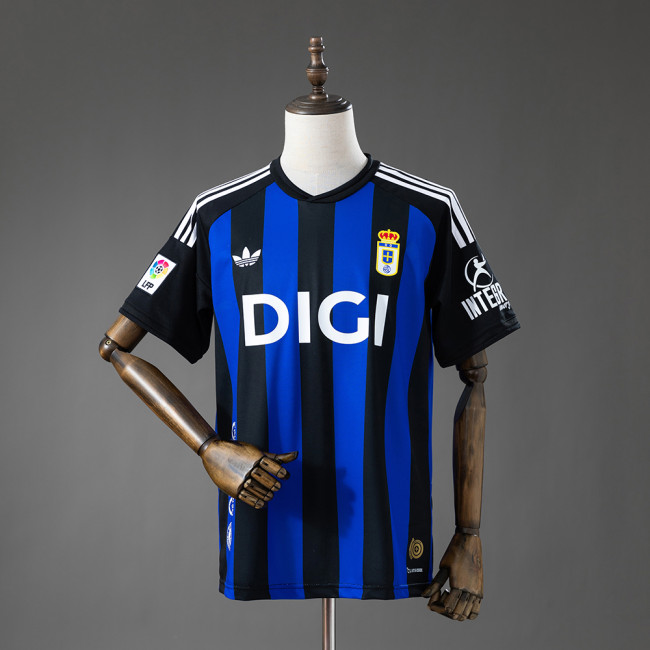 25-26 Real Oviedo Retro Style Soccer Jersey
