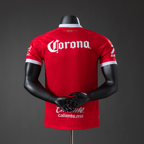 2026-27 Deportivo Toluca Home Player Version Soccer Jersey