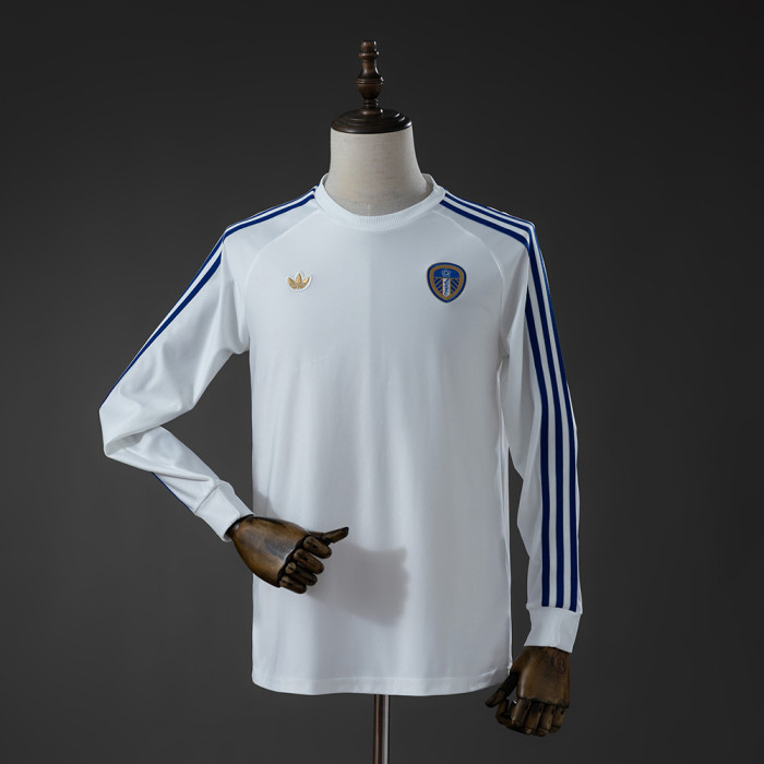 2026 Leeds United Terrace Icons Long Sleeve White T-Shirt