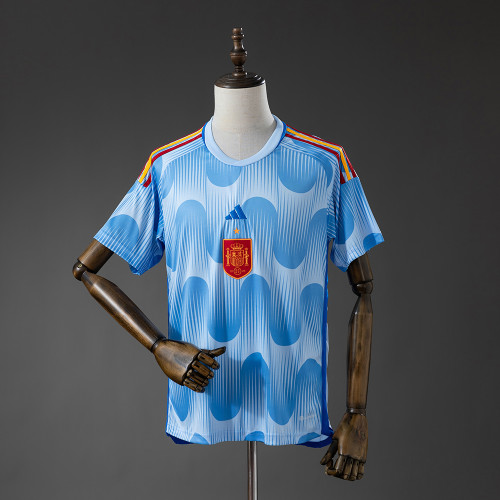 2022 Spain Away Retro Soccer Jersey