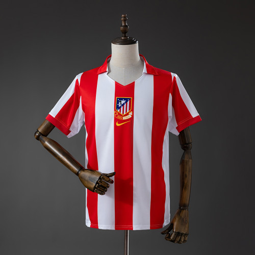 2003-04 Atletico Madrid Centenary Home  Soccer Jersey
