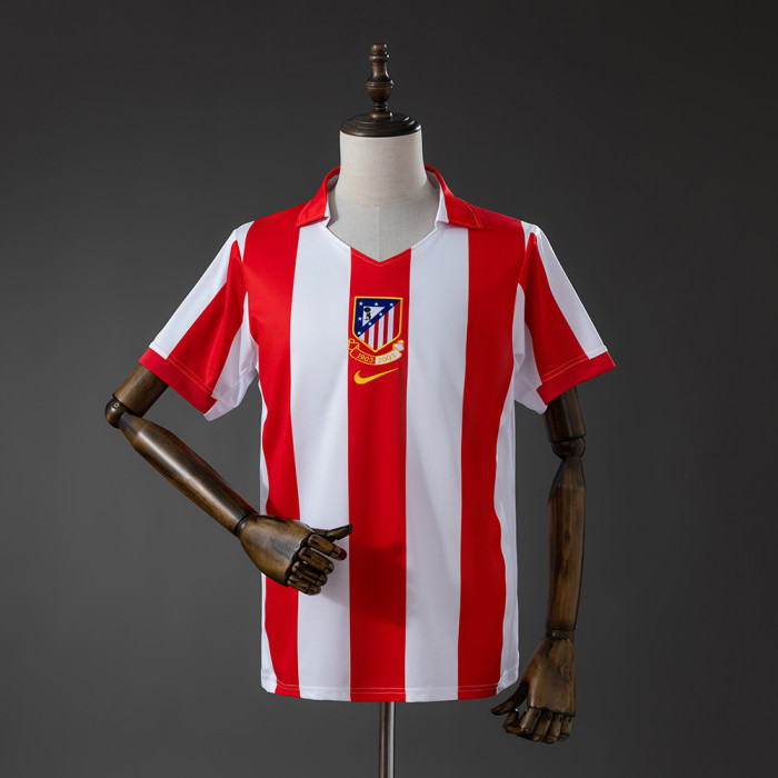 2003-04 Atletico Madrid Centenary Home  Soccer Jersey