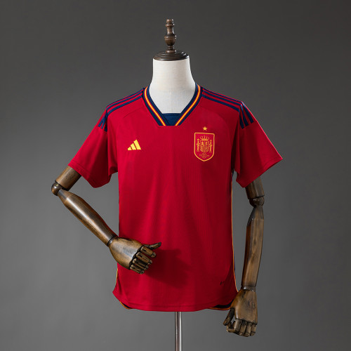 2022 Spain Home Retro Soccer Jersey