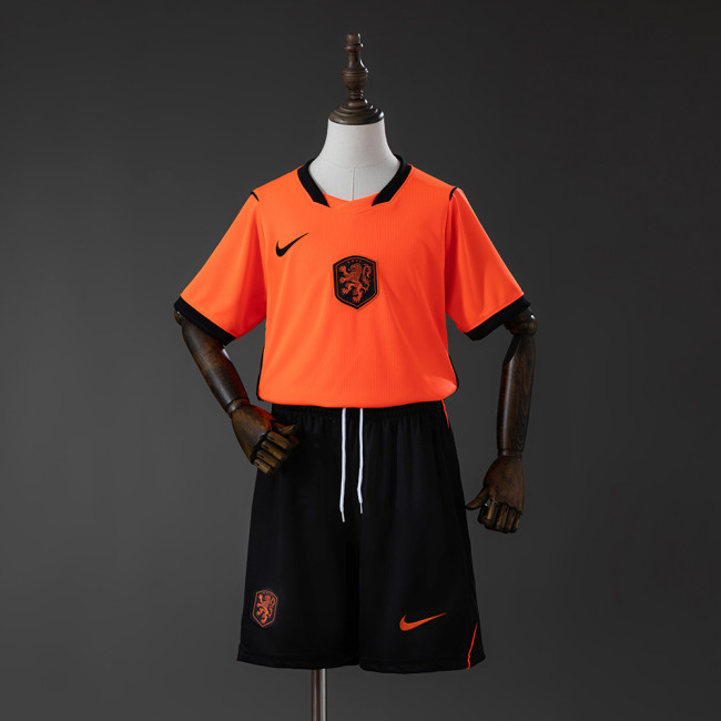 2026 Netherlands Home Kids Kit Jersey