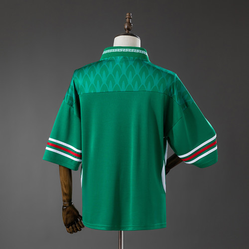 2026 Mexico Fluorescent Bringback Remixed Green Football Training Shirt