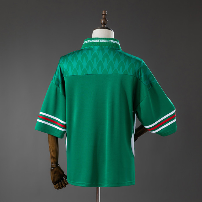 2026 Mexico Fluorescent Bringback Remixed Green Football Training Shirt
