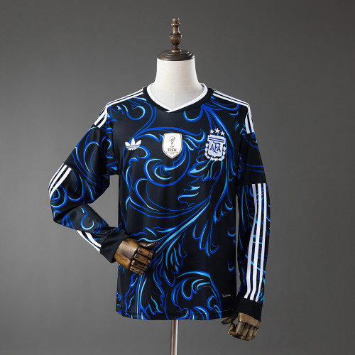 2026 Argentina Away Long Sleeve Soccer Jersey (长袖)