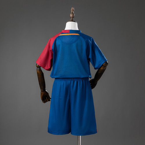 2008-09  Barcelona Home Retro Kids Kit Jersey