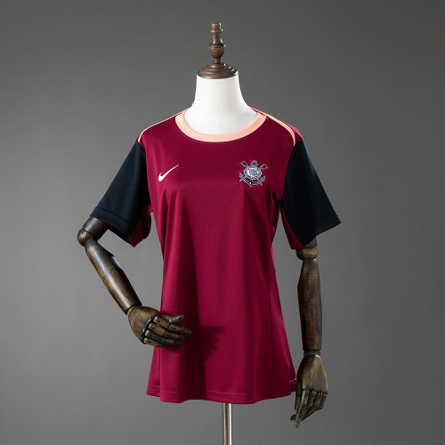 2026-27 Corinthians Maroon Women Training shirts (女)
