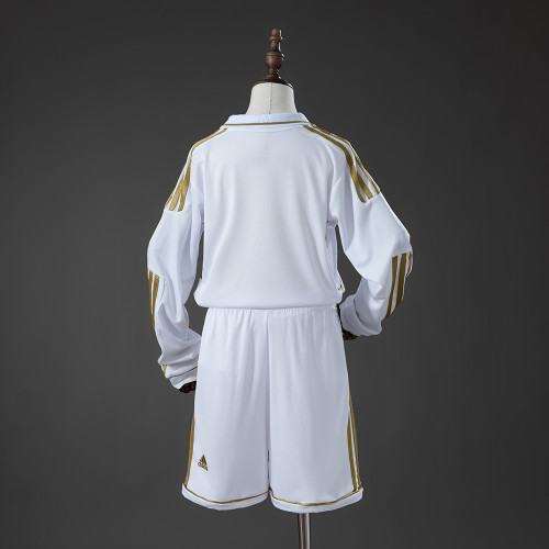 2011-12 Real Madrid Home Retro Long-Sleeve kids Kit Jersey