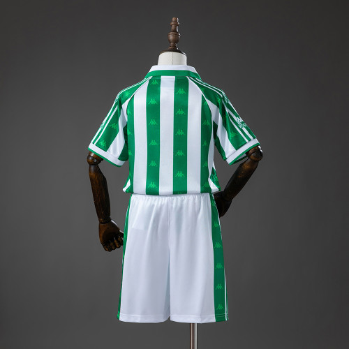 1995-97 Real Madrid Home Retro kids Kit Jersey