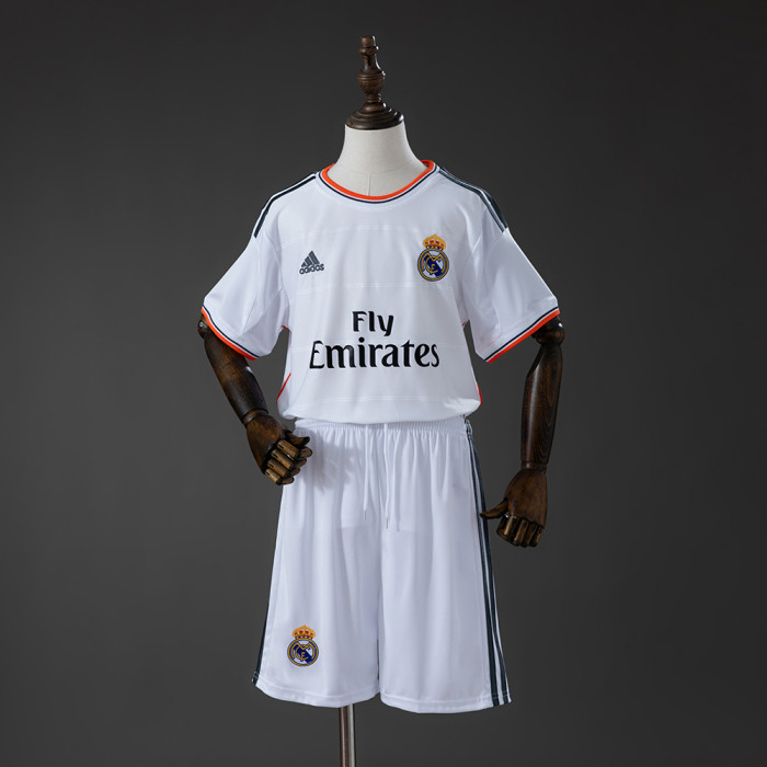 2013-14 Real Madrid Away Retro Kids Kit Jersey
