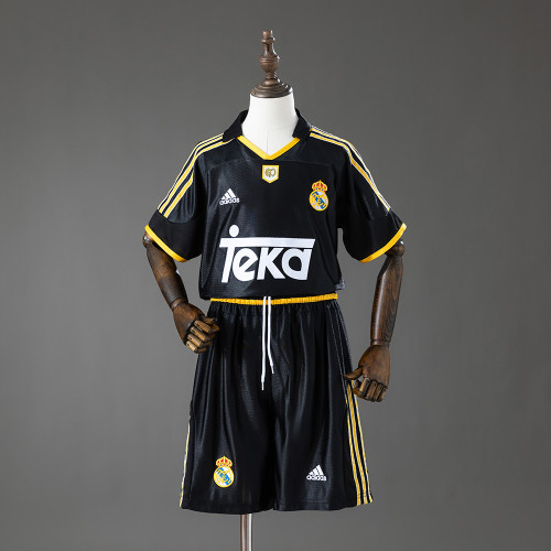 1999-2001 Real Madrid Away Retro Kids Kit Jersey