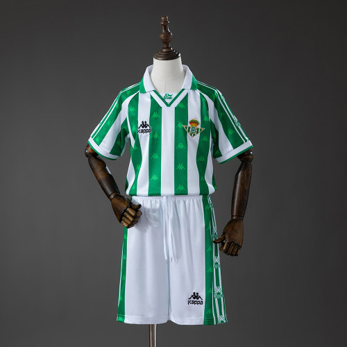 1995-97 Real Madrid Home Retro kids Kit Jersey
