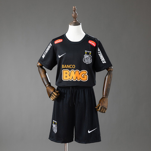 2012-13 Santos FC Away Retro Kids Kit Jersey
