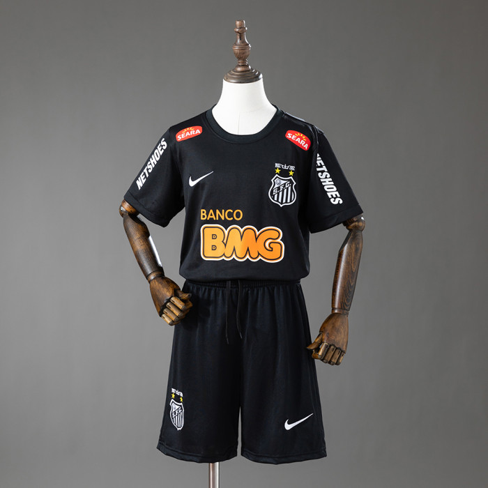 2012-13 Santos FC Away Retro Kids Kit Jersey