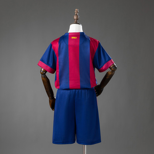 2014-15  Barcelona Home Retro Kids Kit Jersey
