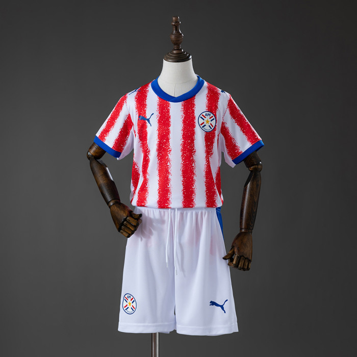 2026 Paraguay Home Kids Kit Jersey