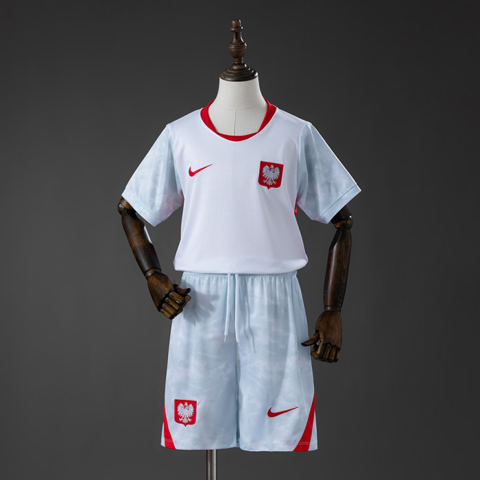 2026 Poland Home Kids Kit Jersey