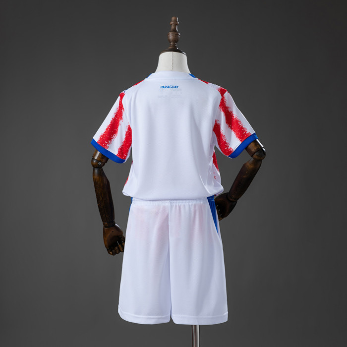 2026 Paraguay Home Kids Kit Jersey