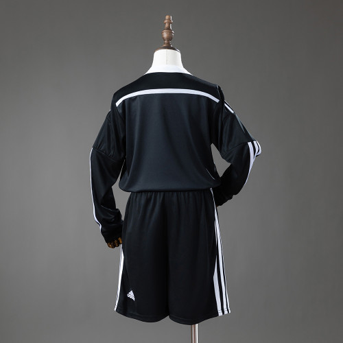 2014-15 Real Madrid Third Away Retro Long Sleeve Kids Kit Jersey