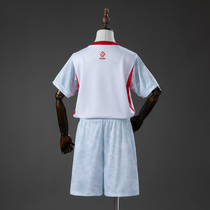 2026 Poland Home Kids Kit Jersey