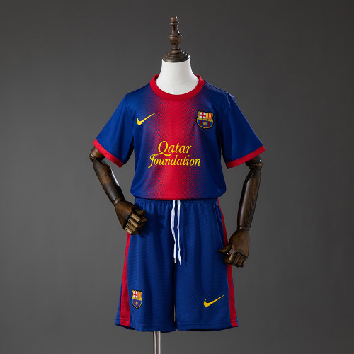 2012-13  Barcelona Home Retro Kids Kit Jersey