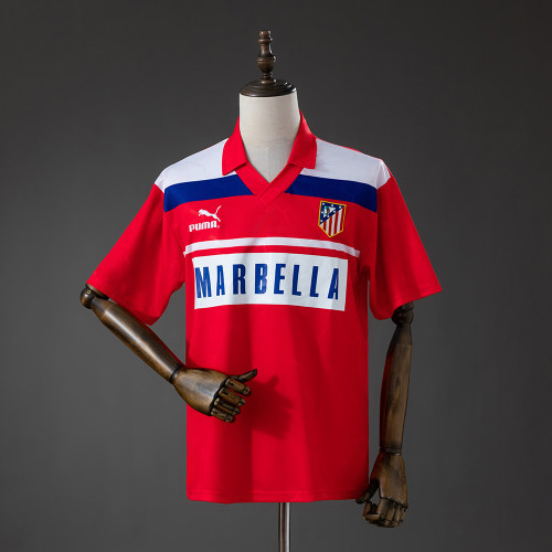 1990-93 Atletico Madrid Away Retro Soccer Jersey