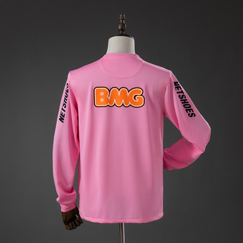 2012-2013 Santos FC Pink Long Sleeve Retro Soccer Jersey (长袖)