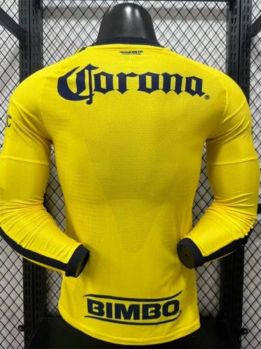 2026-27 Club America Home Long Sleeve Player Version Soccer Jersey