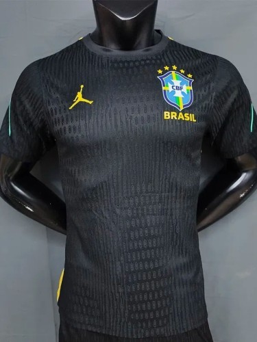 2026-27 Brazil Black Player Version Soccer Jersey