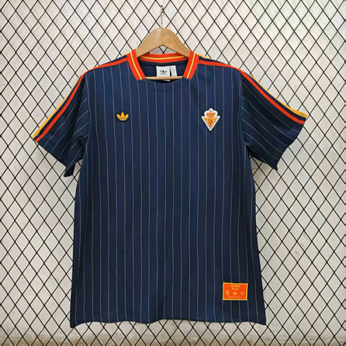 2026 World Cup Spain Dark-Blue Football Training Shirt