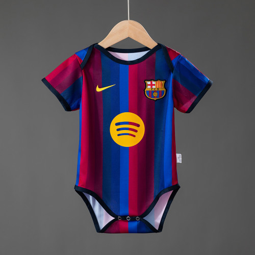 2026-27 Barcelona Home Baby Infant Crawl Suit