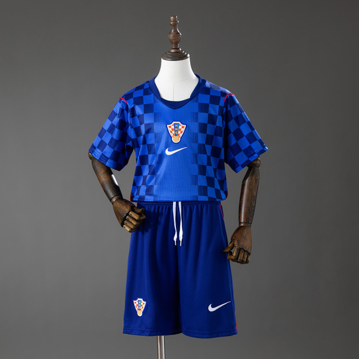 2026 Croatia Away Kids Kit Jersey