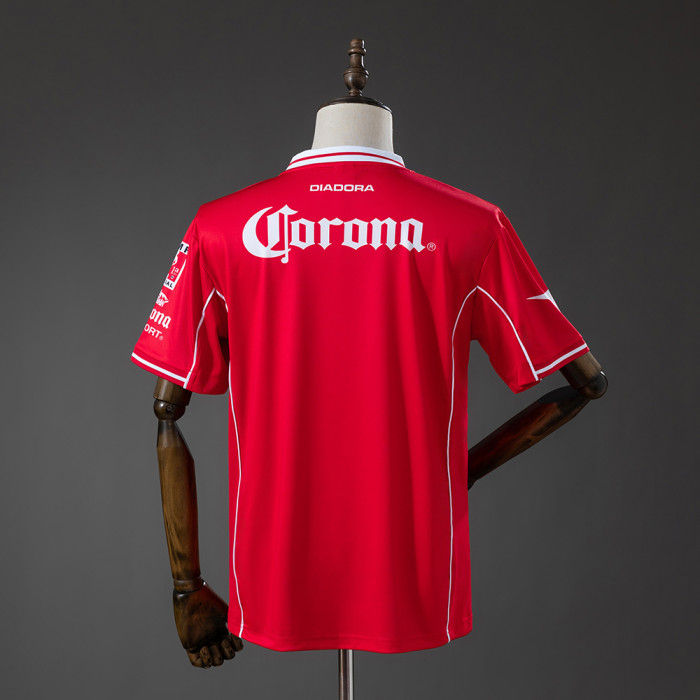 1998-99 Deportivo Toluca Home Retro Jersey