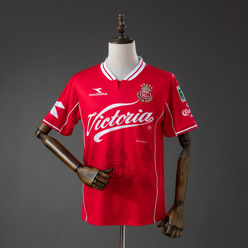 1998-99 Deportivo Toluca Home Retro Jersey