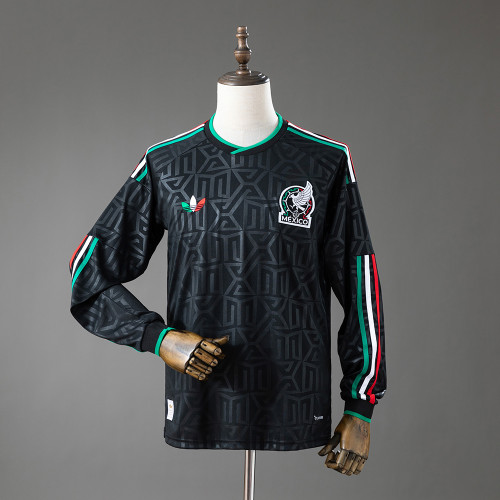 2026 World Cup Mexico Third Away Long Sleeve Football Jersey